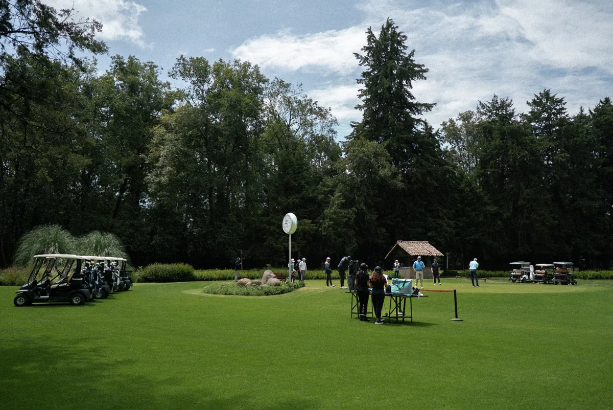 Torneo de golf en Rancho Avándaro